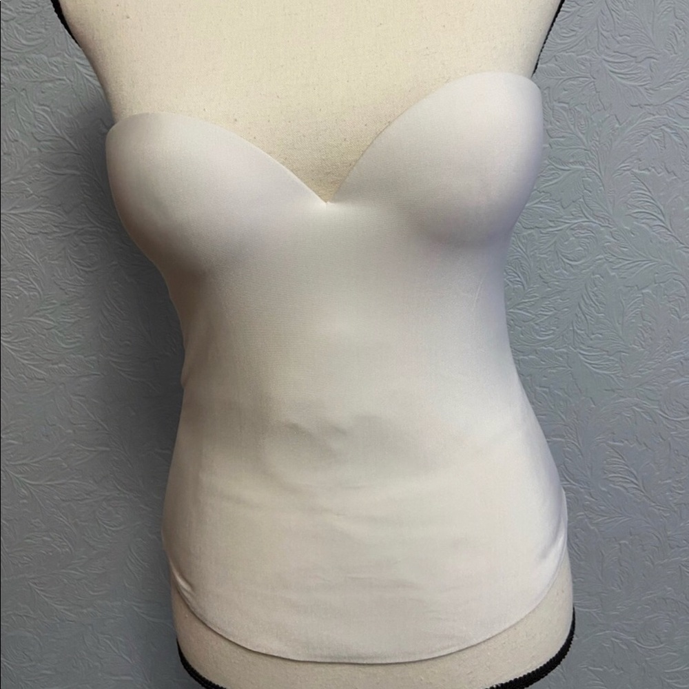 David’s Bridal bustier, 36B